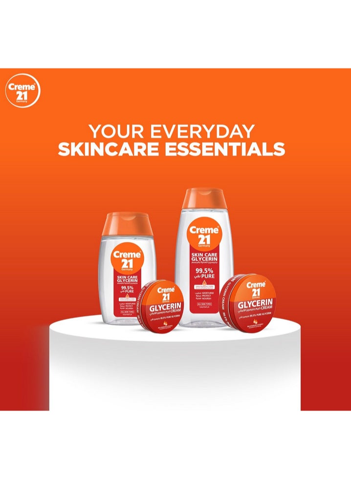 Creme21 Creme 21 Glycerin Cream - 250ml | 99.5% Pure Glycerin Skin Softener | Instant Relief for Severely Dry & Chapped Skin | Enriched with Vitamin E & Pro- B5 | Dermatologically Tested & Born in Germany - Image 5